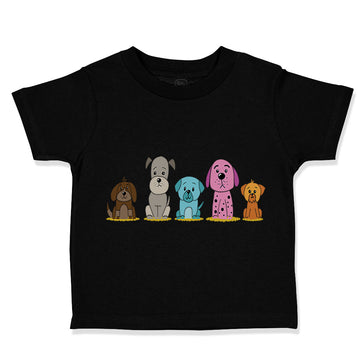 Toddler Clothes Dogs Puppy Family Dog Lover Pet Toddler Shirt Cotton