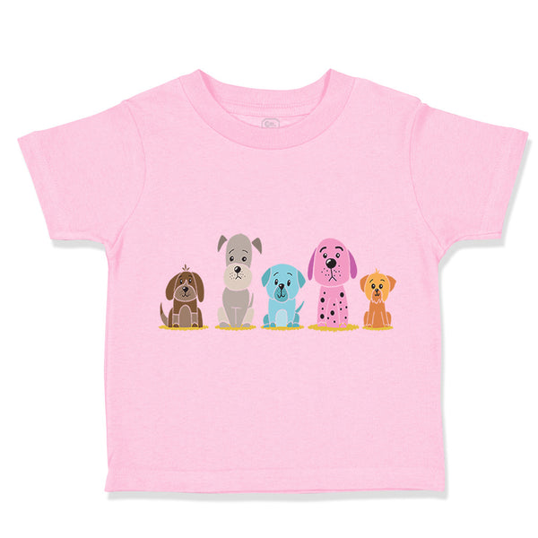 Toddler Clothes Dogs Puppy Family Dog Lover Pet Toddler Shirt Cotton