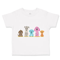 Toddler Clothes Dogs Puppy Family Dog Lover Pet Toddler Shirt Cotton