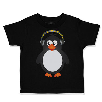 Toddler Clothes Penguin Headphone Ocean Sea Life Toddler Shirt Cotton