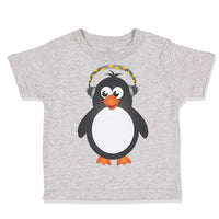 Toddler Clothes Penguin Headphone Ocean Sea Life Toddler Shirt Cotton
