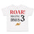 Toddler Clothes Roar! This Little Dino Is 3 Years Old Dinosaurs Birthday Cotton