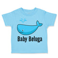 Toddler Clothes Baby Beluga Blue Whale Ocean Sea Life Toddler Shirt Cotton