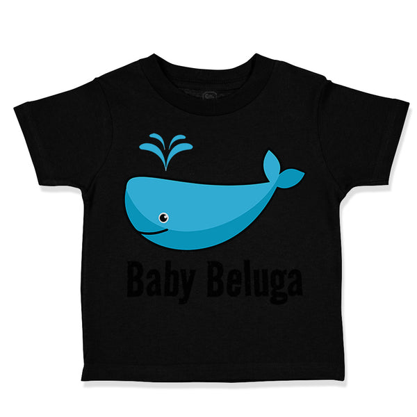 Toddler Clothes Baby Beluga Blue Whale Ocean Sea Life Toddler Shirt Cotton