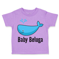 Toddler Clothes Baby Beluga Blue Whale Ocean Sea Life Toddler Shirt Cotton