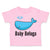 Toddler Clothes Baby Beluga Blue Whale Ocean Sea Life Toddler Shirt Cotton