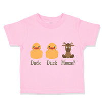 Toddler Clothes Duck Duck Moose Style A Funny Humor Style C Toddler Shirt Cotton