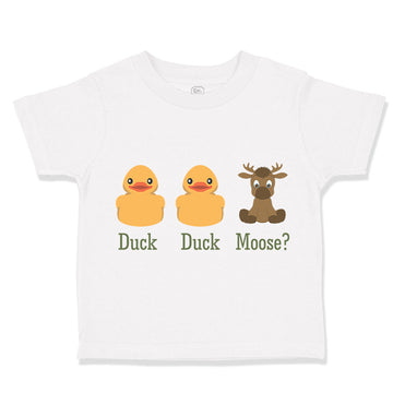 Toddler Clothes Duck Duck Moose Style A Funny Humor Style C Toddler Shirt Cotton