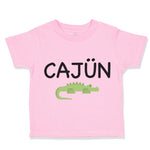 Toddler Clothes Cajun Alligator Funny Louisiana Toddler Shirt Cotton