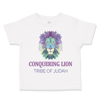 Toddler Clothes Conquering Lion Tribe of Judah Safari Toddler Shirt Cotton