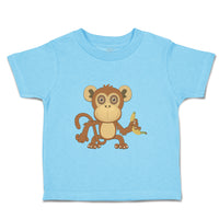 Toddler Clothes Monkey Big Eyes Animals Safari Toddler Shirt Baby Clothes Cotton