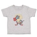 Toddler Clothes Monkey Angry Long Hair and Beard Safari Toddler Shirt Cotton