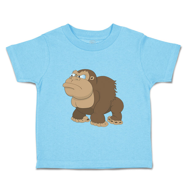 Toddler Clothes Gorilla Angry Animals Toddler Shirt Baby Clothes Cotton