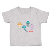 Toddler Clothes 4 Jelly Fishes Ocean Sea Life Toddler Shirt Baby Clothes Cotton