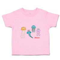 Toddler Clothes 4 Jelly Fishes Ocean Sea Life Toddler Shirt Baby Clothes Cotton