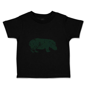 Toddler Clothes Hippopotamus Shadow Animals Safari Toddler Shirt Cotton