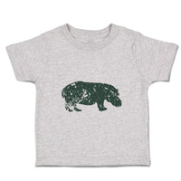 Toddler Clothes Hippopotamus Shadow Animals Safari Toddler Shirt Cotton