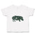 Toddler Clothes Hippopotamus Shadow Animals Safari Toddler Shirt Cotton