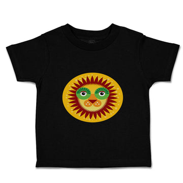 Toddler Clothes Lion Head in Sun Circle Safari Toddler Shirt Baby Clothes Cotton
