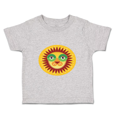 Toddler Clothes Lion Head in Sun Circle Safari Toddler Shirt Baby Clothes Cotton