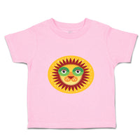 Toddler Clothes Lion Head in Sun Circle Safari Toddler Shirt Baby Clothes Cotton