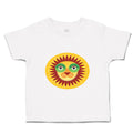 Toddler Clothes Lion Head in Sun Circle Safari Toddler Shirt Baby Clothes Cotton