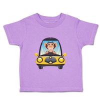 Toddler Clothes Monkey Driving Car Safari Toddler Shirt Baby Clothes Cotton