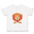 Toddler Clothes Lion Head Smiling Safari Toddler Shirt Baby Clothes Cotton