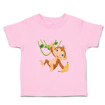 Toddler Clothes Monkey with Banana on Tree Animals Toddler Shirt Cotton