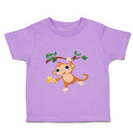 Toddler Clothes Baby Monkey with Banana on Tree Toddler Shirt Cotton