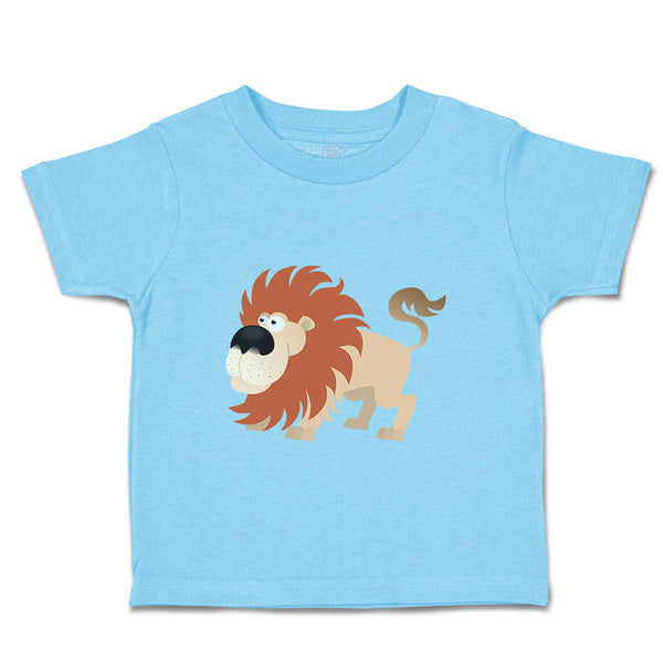 Toddler Clothes Lion Cartoon Animals Style A Safari Toddler Shirt Cotton