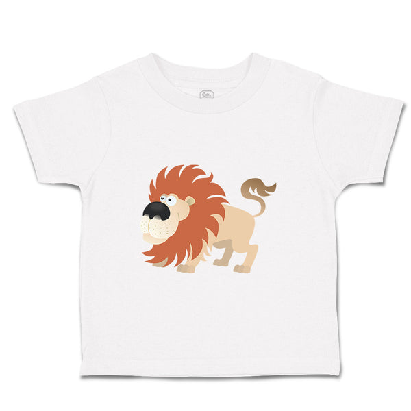 Toddler Clothes Lion Cartoon Animals Style A Safari Toddler Shirt Cotton