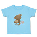 Toddler Clothes Monkey Cartoon Animals Safari Toddler Shirt Baby Clothes Cotton