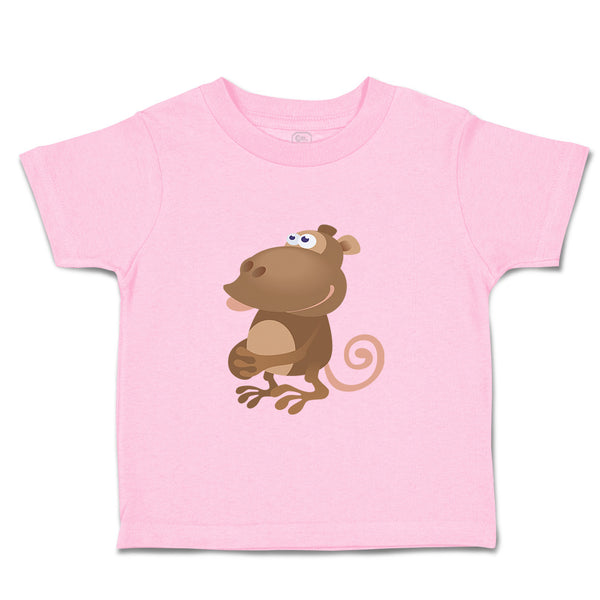 Toddler Clothes Monkey Cartoon Animals Safari Toddler Shirt Baby Clothes Cotton