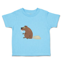 Toddler Clothes Beaver Cartoon Toddler Shirt Baby Clothes Cotton