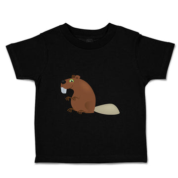 Toddler Clothes Beaver Cartoon Toddler Shirt Baby Clothes Cotton