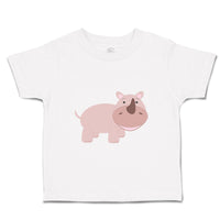 Toddler Girl Clothes Unicorn Pink Animals Funny Humor Toddler Shirt Cotton