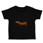 Toddler Clothes Dachshund Dog Lover Pet Toddler Shirt Baby Clothes Cotton