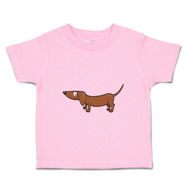 Toddler Clothes Dachshund Dog Lover Pet Toddler Shirt Baby Clothes Cotton