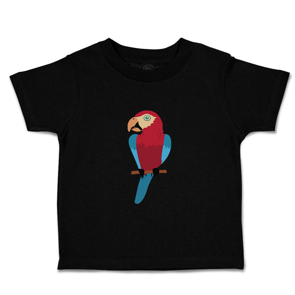 Toddler Clothes Parrot on Stick Animals Toddler Shirt Baby Clothes Cotton