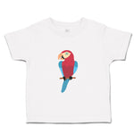 Toddler Clothes Parrot on Stick Animals Toddler Shirt Baby Clothes Cotton