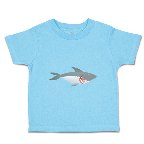 Toddler Clothes Shark Aggressive Animals Ocean Sea Life Toddler Shirt Cotton