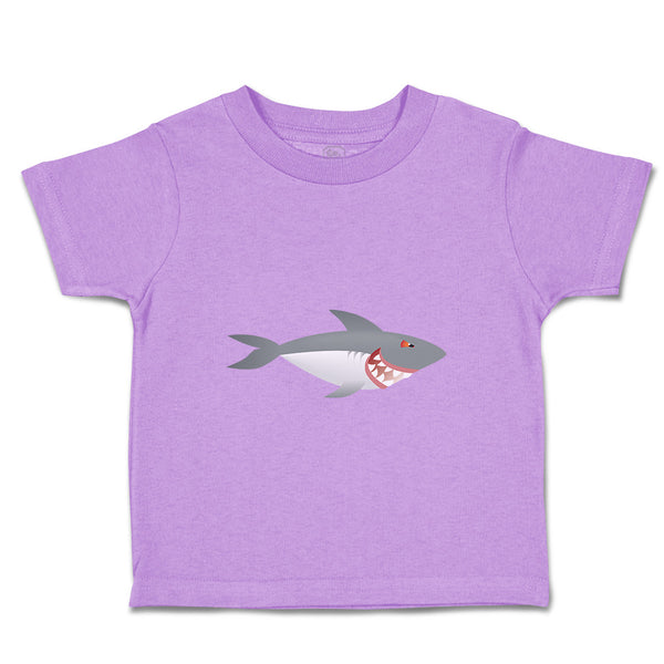 Toddler Clothes Shark Aggressive Animals Ocean Sea Life Toddler Shirt Cotton