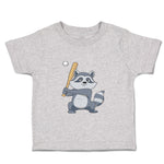 Raccoon Baseball Player Funny Humor