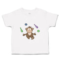 Toddler Clothes Monkey Juggling Animals Safari Toddler Shirt Baby Clothes Cotton