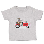 Toddler Clothes Cow in Tractor Farm Toddler Shirt Baby Clothes Cotton