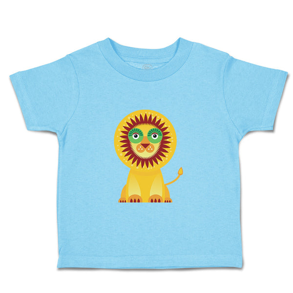 Toddler Clothes Lion in Ornament Safari Toddler Shirt Baby Clothes Cotton