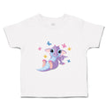 Toddler Girl Clothes Baby Dragon and Butterflies Cute Toddler Shirt Cotton