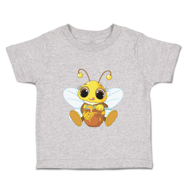 Toddler Clothes Bee with Honey Pot Animals Toddler Shirt Baby Clothes Cotton