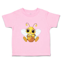 Toddler Clothes Bee with Honey Pot Animals Toddler Shirt Baby Clothes Cotton